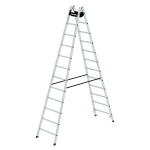 Aluminium stepladder 2x12 rungs Accessible on both sides