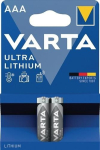 Lithium Batterie Micro AAA 1,5V, 1100mAh Varta 6103 - Pack=2Stück