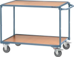 Tafelwagen 850x500 mm, 2 legplanken Draagvermogen 250 kg, Promat