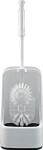 WC set white plastic, brush with edge cleaner