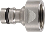 Kraanstekker IG 3/4", messing vernikkeld Geka Plus 711XY