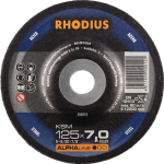Grinding disc 115x6.0x22.23 mm, cranked Rhodius KSM