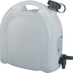 Wasserkanister 10 l, weiß, mit Ablasshahn Pressol