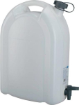 Wasserkanister 20 l weiß, mit Ablasshahn Pressol