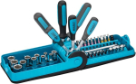 Dopsleutelset 1/4" 38 st. in Smart Case Hazet 856-1