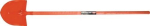 Frankfurter schep met fiber steel Maat 5, 300x270 mm, rood Polet