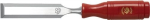 Stechbeitel DIN 5139 B B= 10 mm, Plastikheft rot