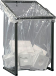 Abfallsammler stationär 1000 l HxBxT 1230x730x695 mm anthrazit-eisenglimmer, DB703