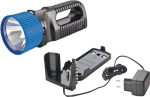 Handscheinwerfer, Akku LED 256x93x93 mm, blau schwarz