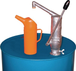 Handzuigerpomp van gegoten zink voor motor- en transmissieoliën Telescopische zuigbuis, 0,25 l/slag