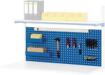 Perforated plate H650xW2000 mm gentian blue for system support