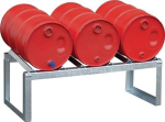 Fassbock für 1x 60 l Fass LxBxH 355x545x455 mm silber verzinkt