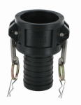 Coupling sleeve type C DN100 spigot 103 mm Kamlok, polypropylene PP