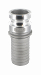 Coupling plug type E DN 125 spigot 128 mm Kamlok, aluminium