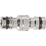 Connector plug Nickel-plated brass System Geka-Ideal, Karasto