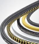 Gevulde doos, vierkant 16x16 mm, 435 gr. per meter Frenzelit thermoTEX PTFE GII