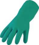 Nitril-Chemikalien Handschuhe Gr.10, EN 388/374 Kat.III, grün öl- und fettabweisend