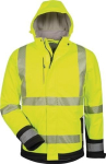 Hoge zichtbaarheid softshell jas Maat XXL, geel/zwart elysee Melvin
