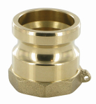 Coupling plug type A DN 100 IG 4" BSPP Kamlok, brass