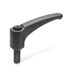 Adjustable clamping lever PA black-grey GN 604-44-M5-40-SG Elesa 238143