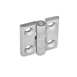 Screw-on hinge GN 237-NI-30-30-A-GS Stainless steel matt blasted