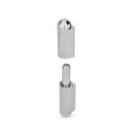 Weld-on hinge GN 128.2-60-NI stainless steel