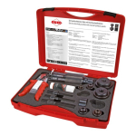 Screw hole punching set 5 12-piece, hydraulics in plastic case Ruko 109009