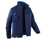 Jasje Afbeelding Jurk Nieuw Ontwerp Maat 50, donkerblauw/bloemblauw, MG320 Kübler 1345