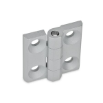 Hinge GN 237-ZD-50-50-A-SR silver textured coating