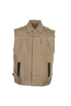 vest Maat XL, khaki-zwart, MG320 Planam Canvas