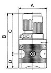 Pressure regulator multifix series IG 1/2", DN15, 2000l/min, 0.5-16 bar BG3, incl. pressure gauge