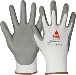 Cut-resistant assembly gloves Size 7 partially coated HD-PU, grey Cut protection B, Genoa lite