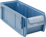 Shelf box LxWxH 400x156x140 mm blue PP