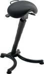 Stehhilfe Kunstleder Stahlrohr schwarz Sitzhöhe 660-870 mm