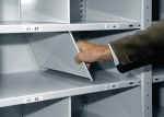 Plug-in divider Multiplus T500xH400 mm light grey, load capacity 250 kg