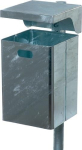Afvalbak 40 I HxBxD 600x310x360 mm gegalvaniseerd