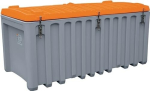 Werkzeugbox 750 l BxTxH 1700x840x800 mm Tragfähigkeit 400 kg, grau orange
