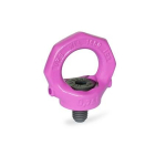 Eyebolt rotatable high-strength GN 581-M10-A without key plate / 1.6541