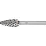 Carbide burr RBF 1225/6 INOX Ø 12 mm x L 25 mm Shank Ø 6 mm Round arch shape, horse