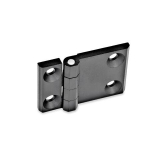 Hinge GN 237-ZD-63-50-A-SW black KU-coated