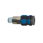 Quick-release coupling NW7.8 AG 1/2 "R, L 65 mm Steel/brass