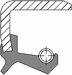 radial shaft seal 145x170x13 B1SL 72 NBR 902, Simrit