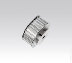 Getande schijf metrisch 47 AT10/20-2 voorgeboord voor bandbreedte 32 mm, AL