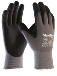 Handschuhe Nitrilschaum Gr.7, grau/schwarz ATG 34-874 Maxiflex Ultimate