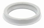 Afdichtingsring met dubbele O-ring voor 31 mm schoenplaatjes, Storz D NBR wit, DS druk & zuiging