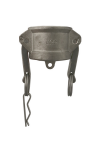 Cap type DC DN150 Kamlok, stainless steel
