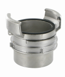 Koppeling met binnendraad & vergrendeling DN32, IG 1.1/4" Guillemin, roestvrij staal AISI 316
