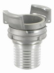 Koppeling met verbindingsstuk & vergrendeling DN32 voor slang LW 32 mm Guillemin, aluminium