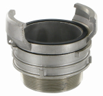 Koppeling, buitendraad & vergrendeling DN40, AG 1.1/2" Guillemin, roestvrij staal AISI 316