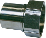 Hose nozzle for tray binding IG 3", LW=75 mm, swivelling nut TW tanker, stainless steel A4
